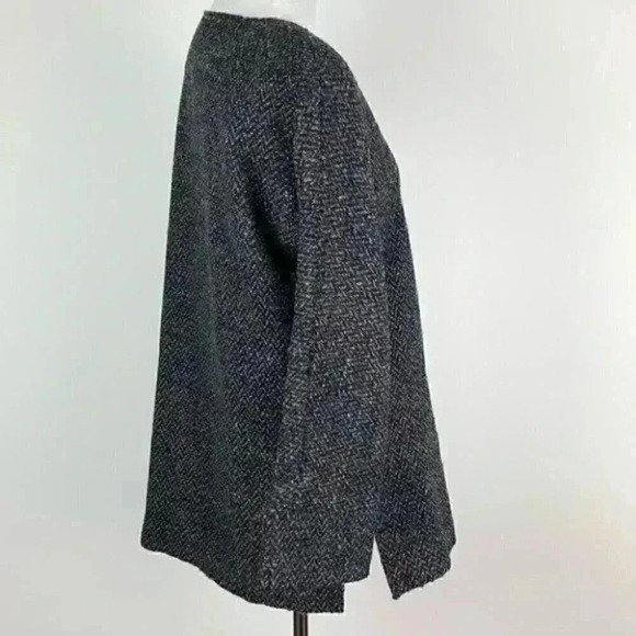 Vtg Hoang Nguyen blazer size 8 lagenlook 45% wool - Picture 5 of 10